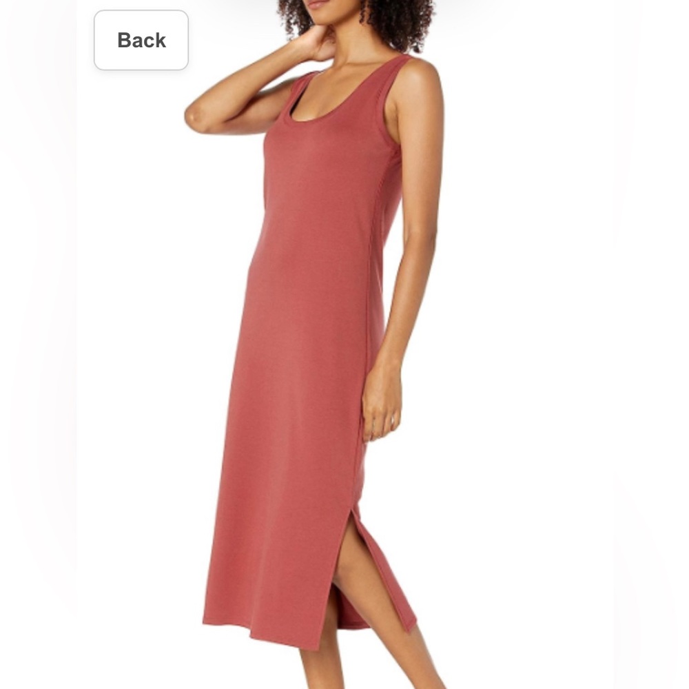 Daily Ritual Women's Pima Cotton and Modal Tank Dress M